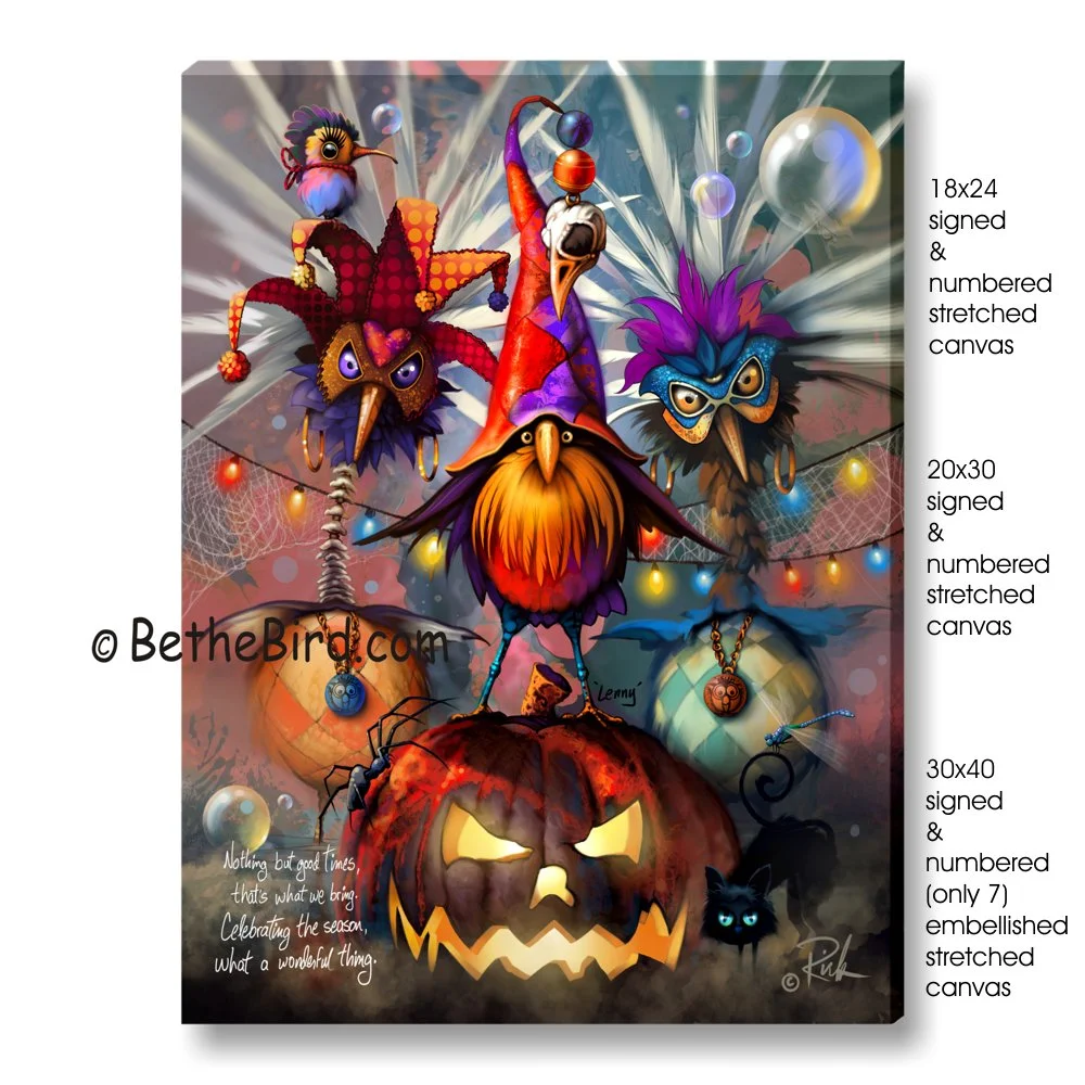 ダイヤモンドアートクラブ　LENNY...Pumpkin Master LENNYPumpkin Master' - by artist Richard Lorenz — Be the Bird!